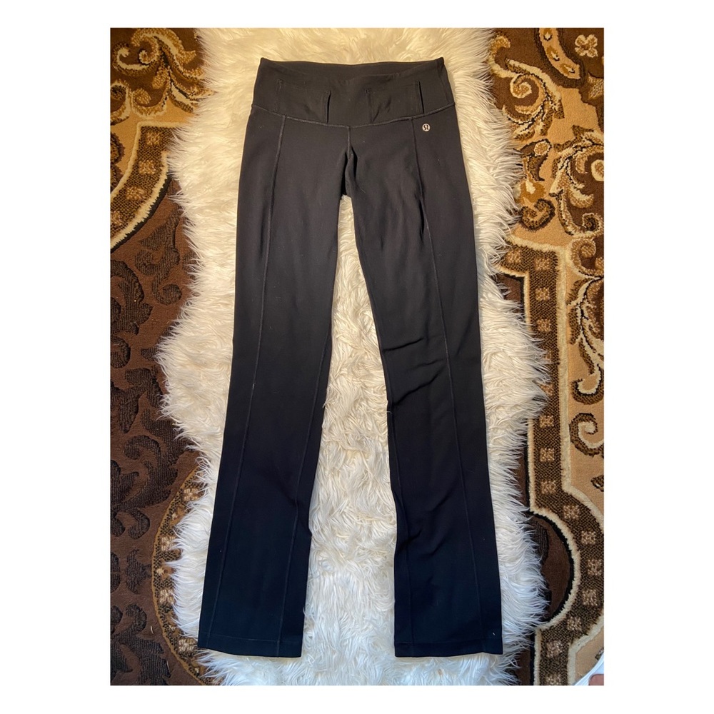 Lululemon Belt it out Black Yoga Pants